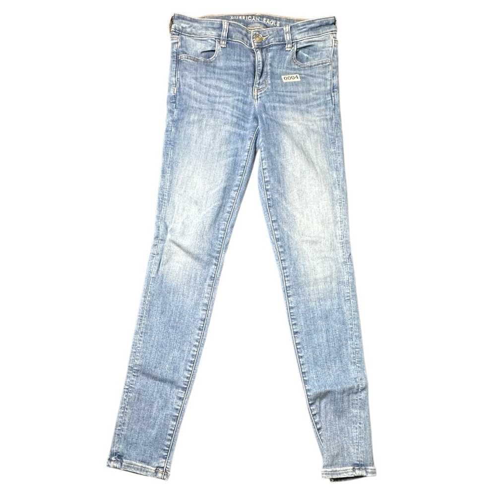American Eagle Jeggings light wash 8 extra long LIKE NEW